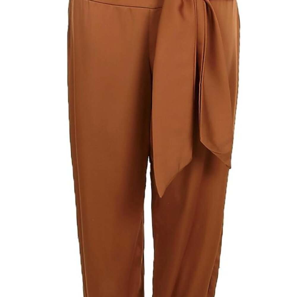 Womens Samarah Tie Waist Luxe Hareem Trousers